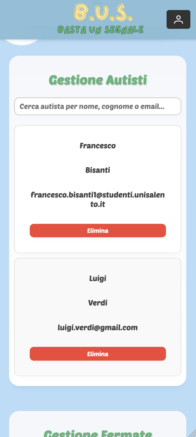 Gestisci Autista